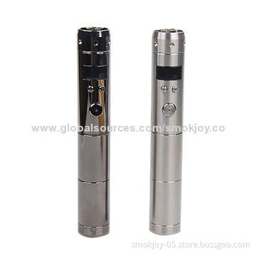 Smokjoy Stainless/Chrome Battery Tube Vamo V5 Starter Kit with 900/1,800/2,200mAh Battery Capacity